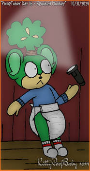 PampTober Day 16 - Spooked Monkey