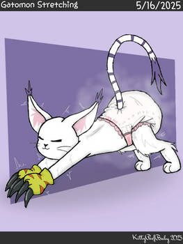 (CE) Gatomon Stretching