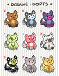 Doggie-Dopts -- { Batch 1 OPEN } by Hardrockangel-Adopts