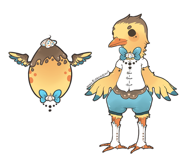 Winged Choux Cheeb -- HATCHED