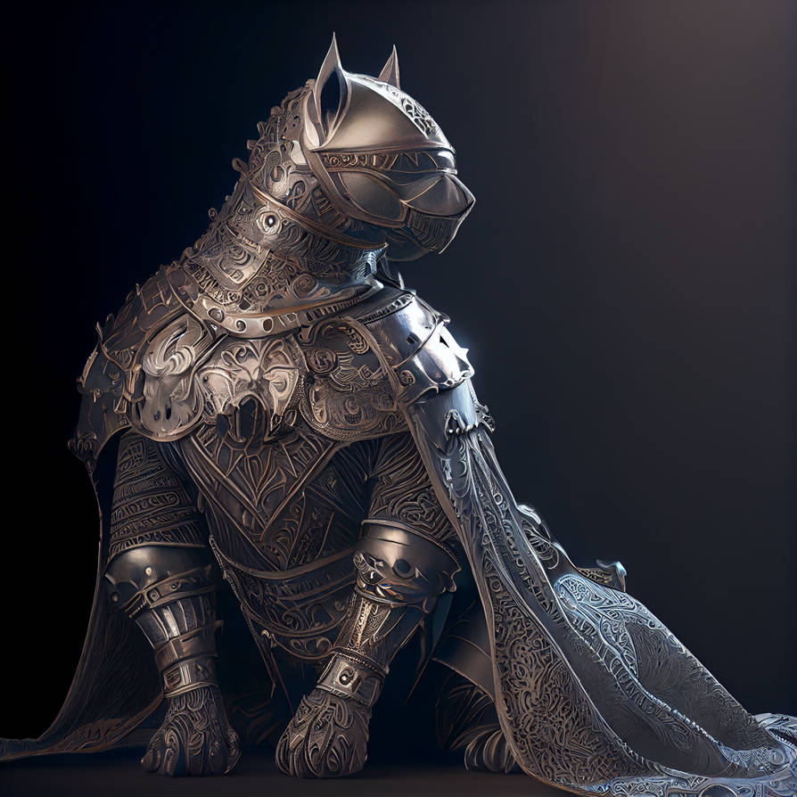 Cat knight by Bonanka on DeviantArt