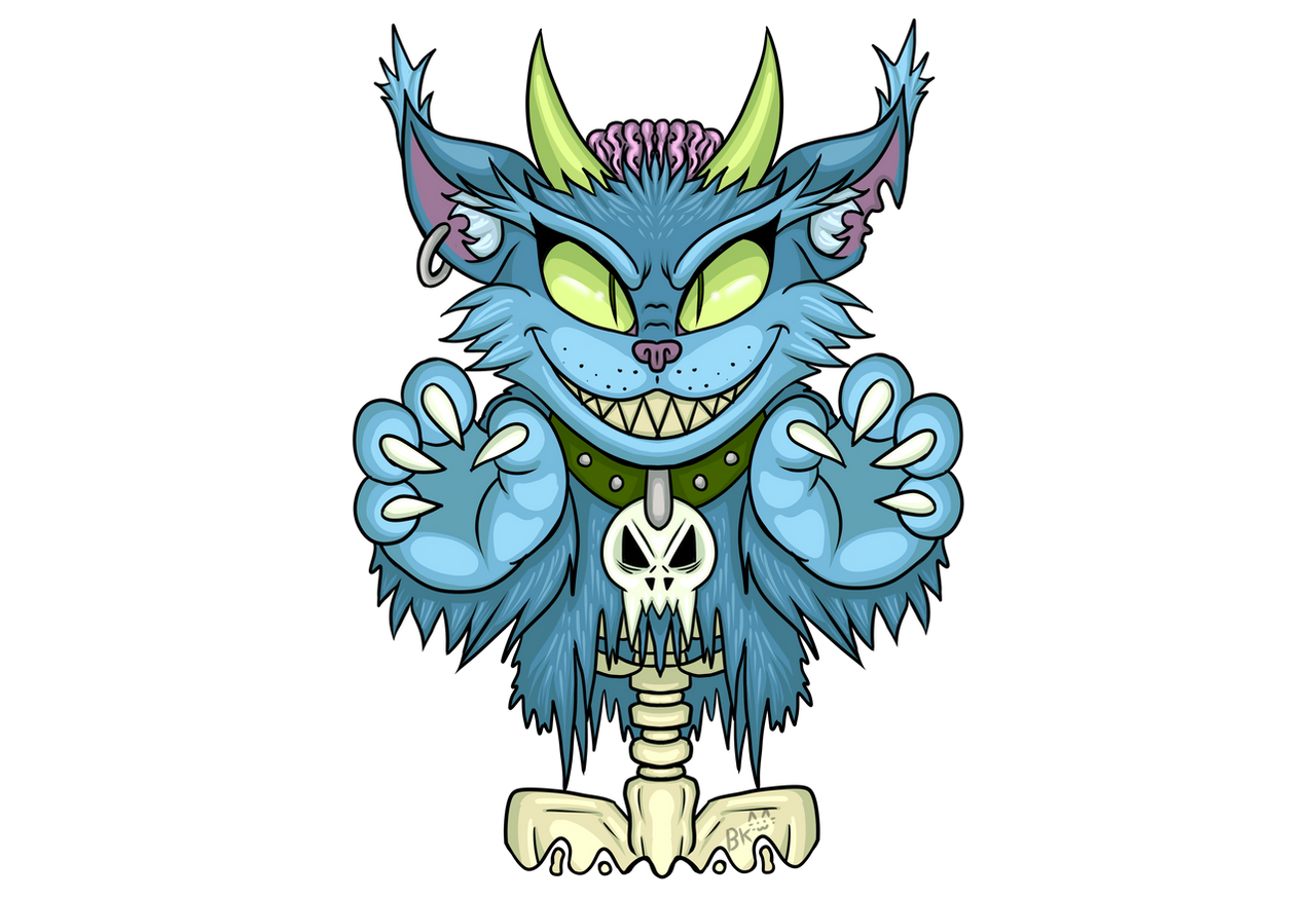Demon Cat Script Spooky Demon Cat by BluekittieArtStuffs on DeviantArt