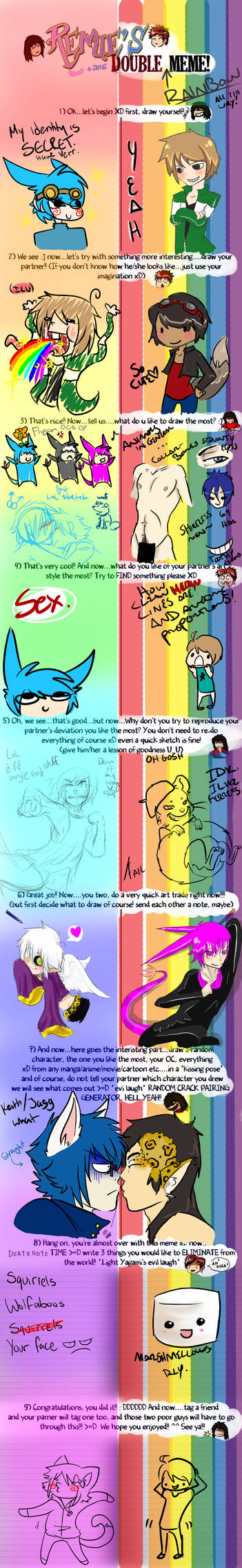 Double - RAINBOW - Meme by KuuYon on DeviantArt