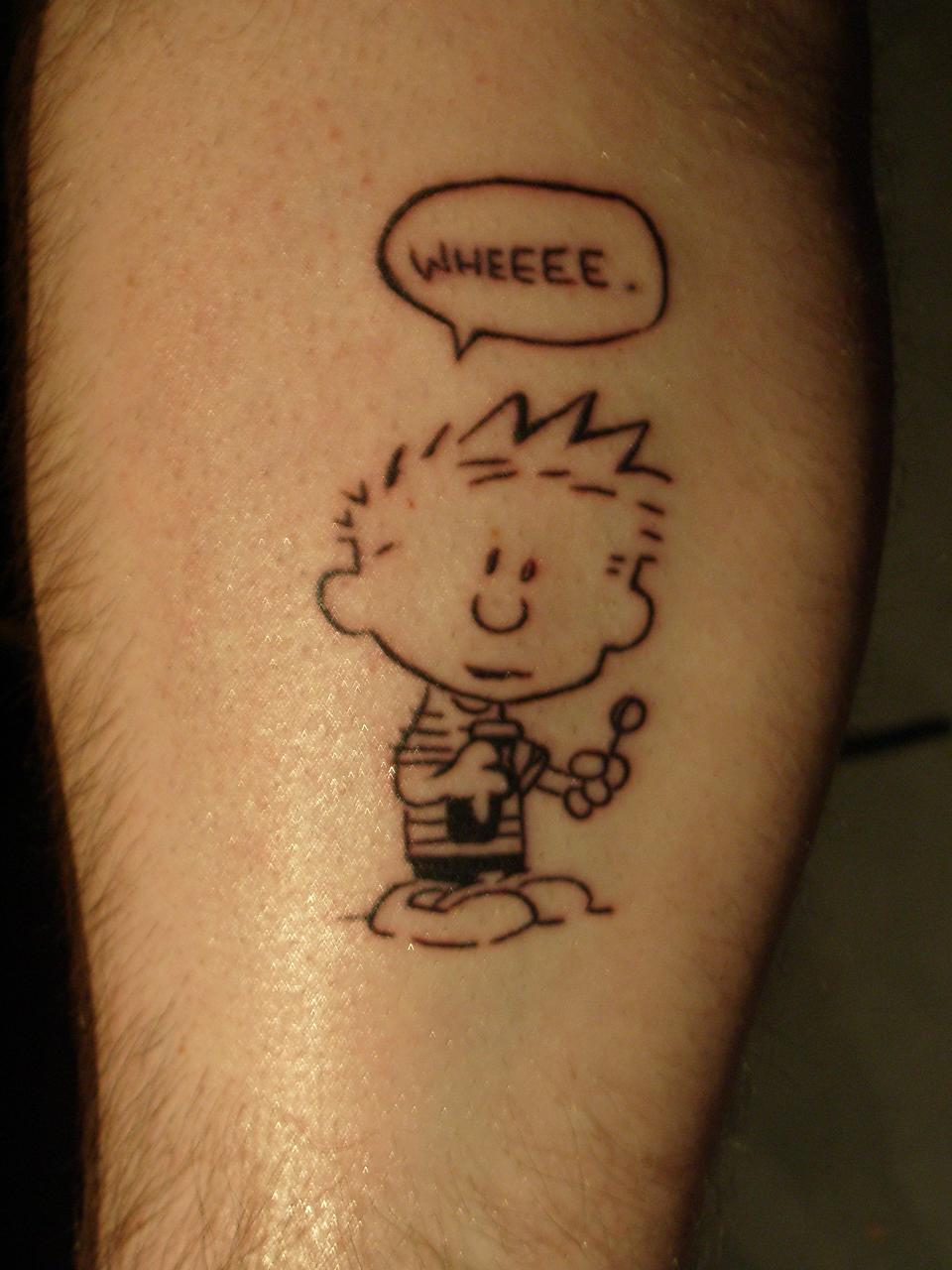 Calvin + Hobbes Tattoo Whee by mangadave on DeviantArt Calvin + Hobbes Tattoo Whee by mangadave on DeviantArt