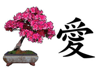 Azalea Bonsai (Love Tree)