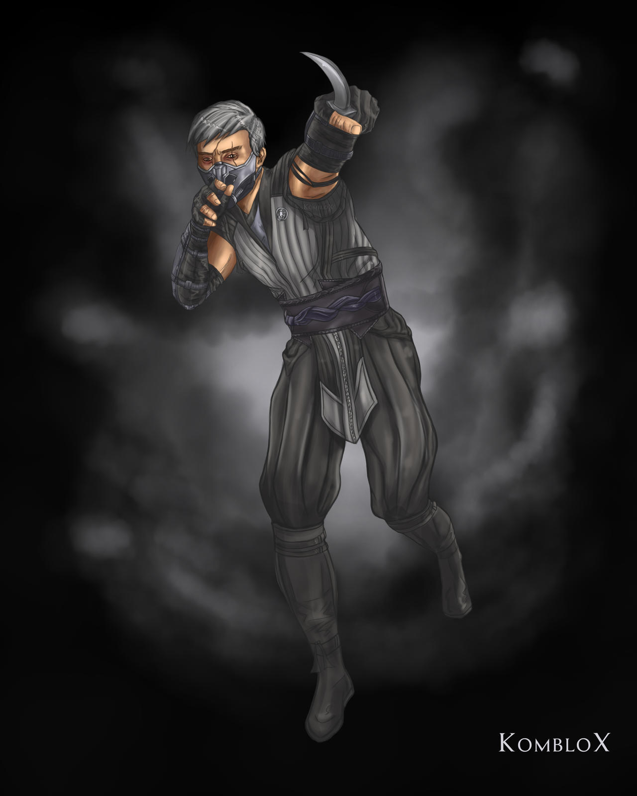 Smoke MK1 Reveal by KombloX on DeviantArt