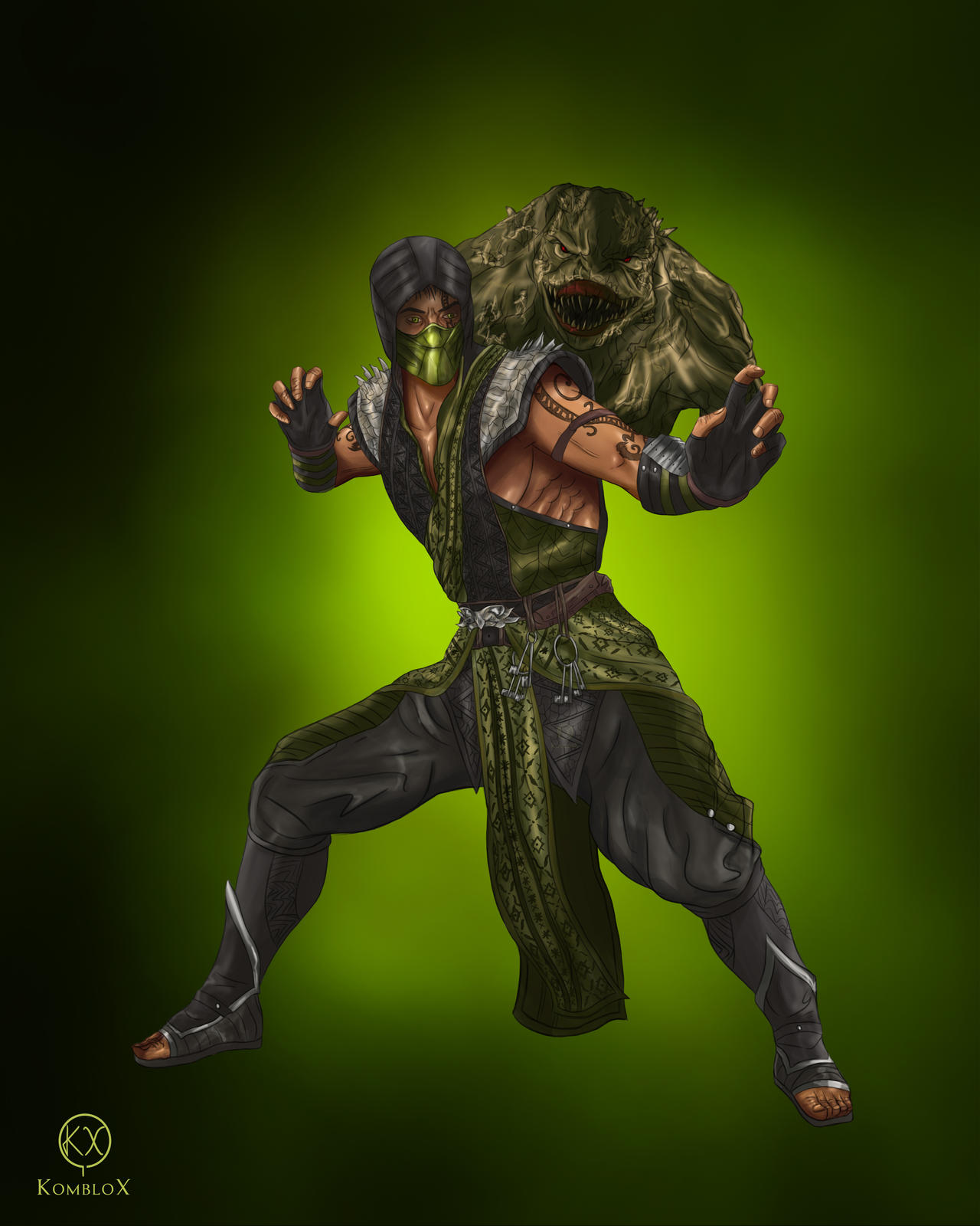 Reptile MK1 reveal by KombloX on DeviantArt
