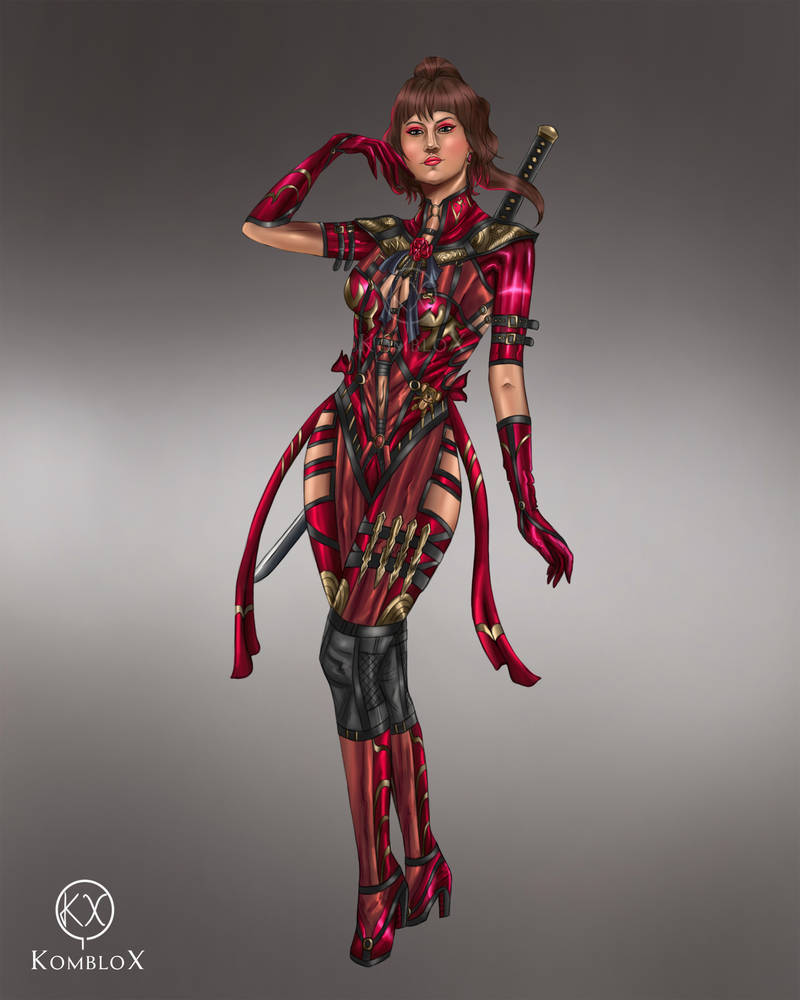 Anna Williams Tekken 8 idea by KombloX on DeviantArt