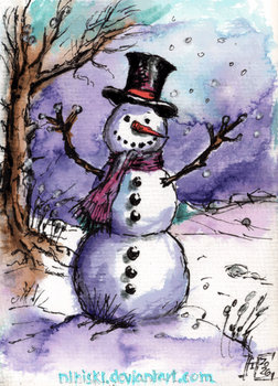 Dancing Snowman (GIF)