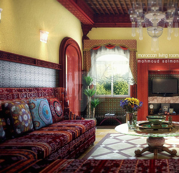 Moroccan living room