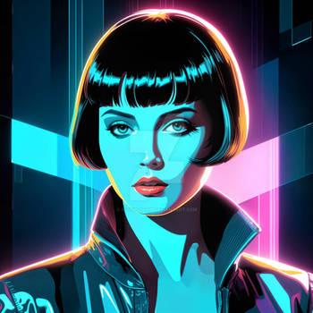 Blade Runner Pop art Portrait