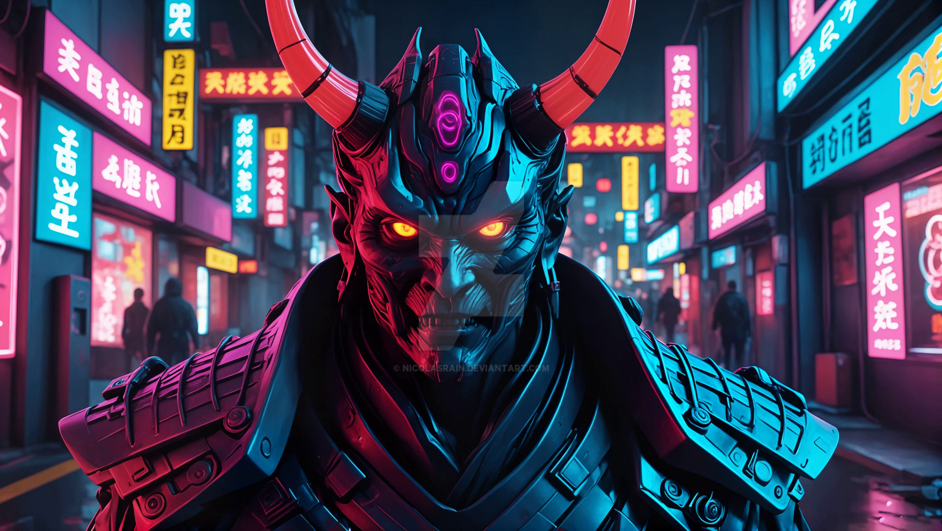Cyber-demon by NicolasRain on DeviantArt
