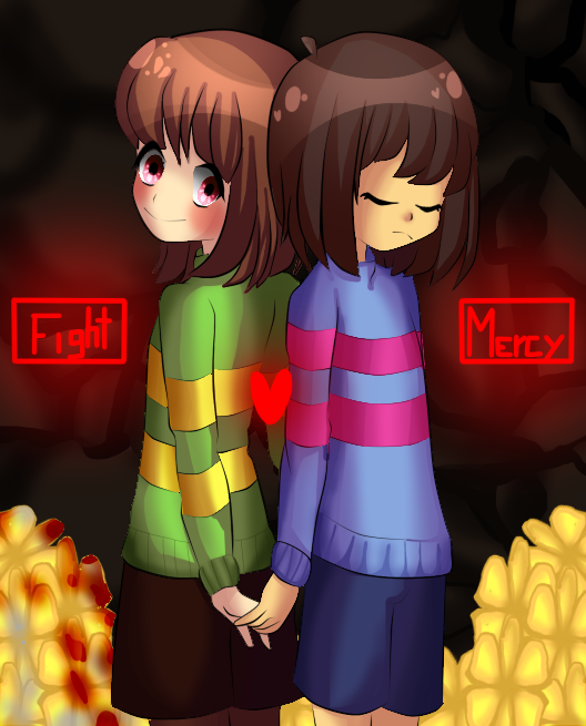 Frisk And Chara Undertale By Karpaoenlaceneko On Deviantart Frisk And Chara Undertale By Karpaoenlaceneko On Deviantart