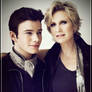 Jane Lynch + Chris Colfer