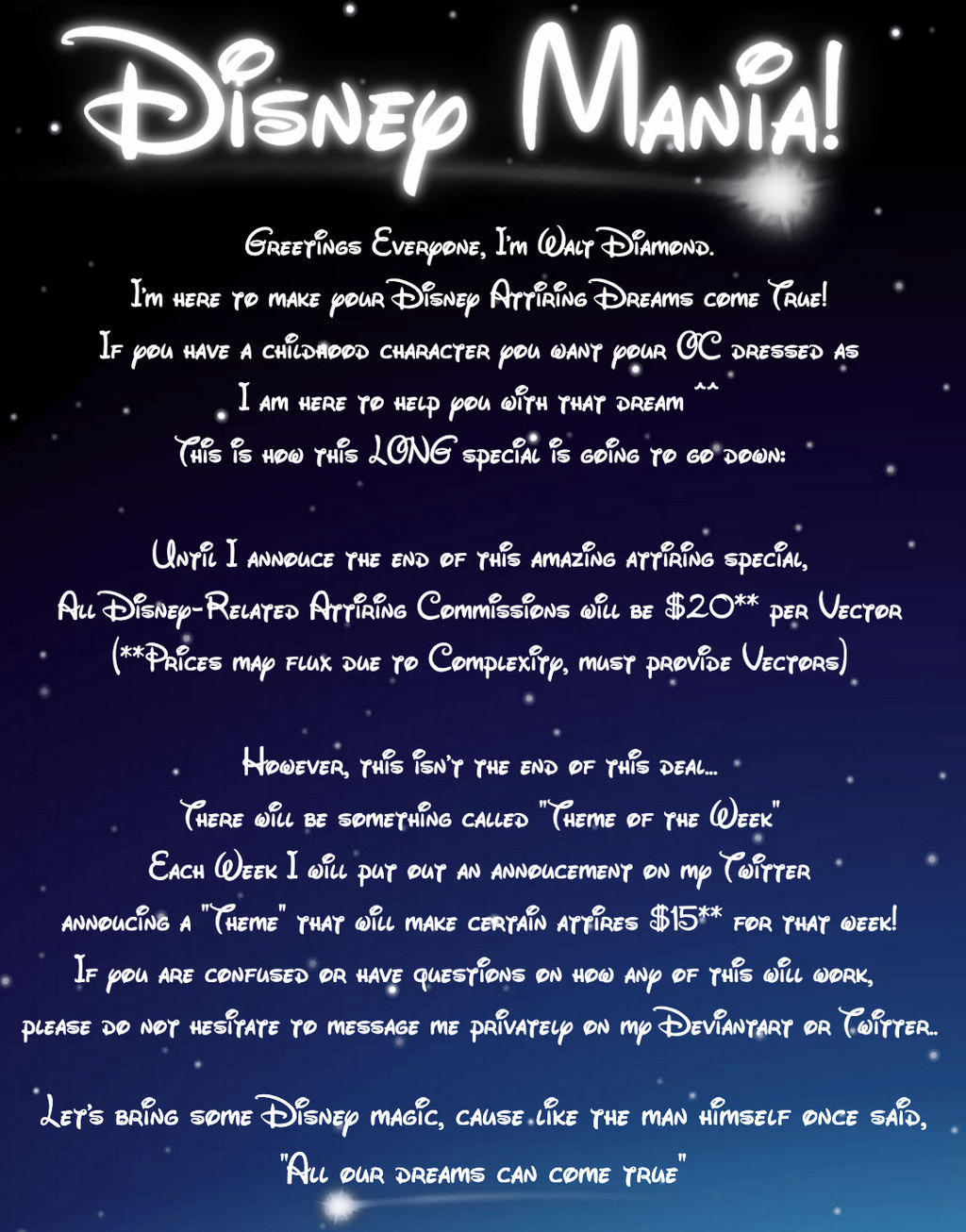 Walt Disney Mania Guidelines By AriaDiamond1998 On DeviantArt walt-disney-mania-guidelines-by-ariadiamond1998-on-deviantart