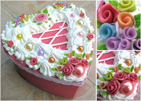 :: Rose Cake deco box ::