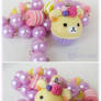 Rilakkuma inspired cupcake candy necklace