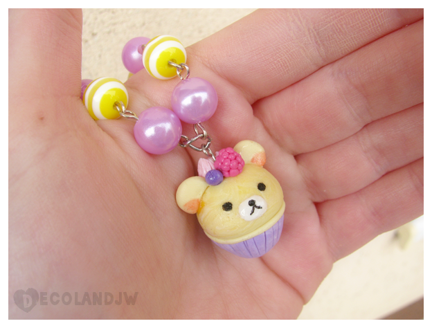 Rilakkuma inspired cupcake candy necklace 2. by decoland Rilakkuma inspired cupcake candy necklace 2. by decoland