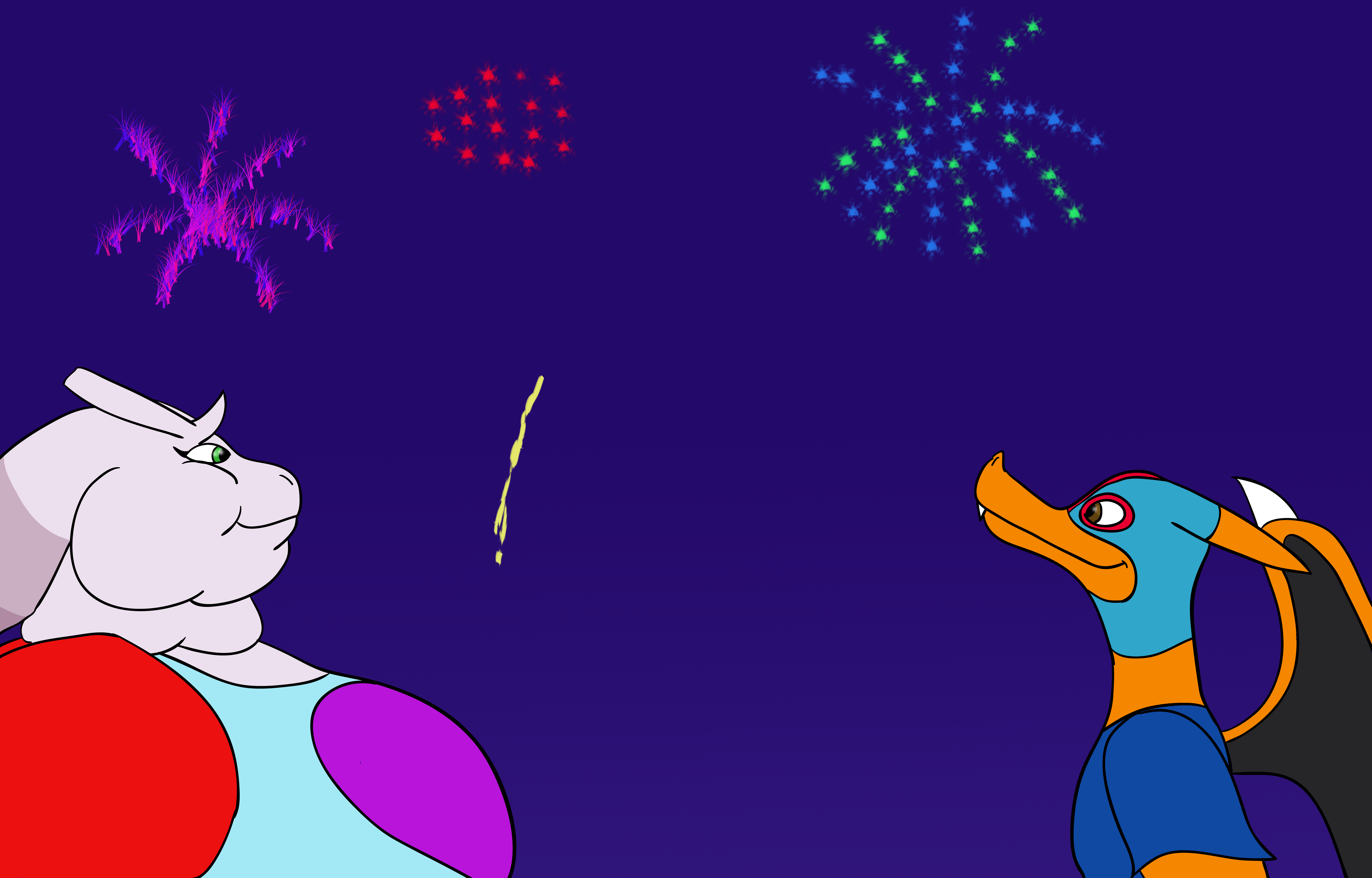 Firework Reverse Charizard Firework Night 2025 by Masked-Charizard on DeviantArt