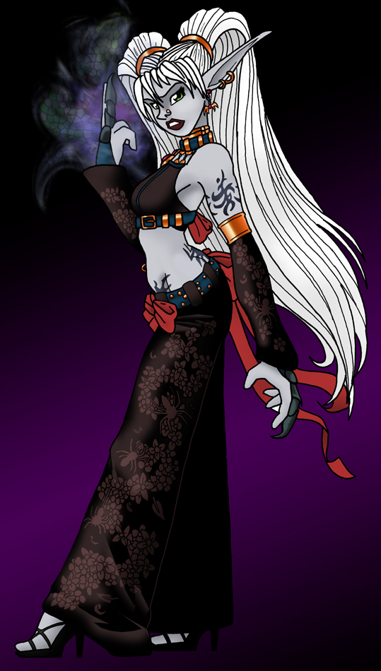 Melanie - Drow Wizard