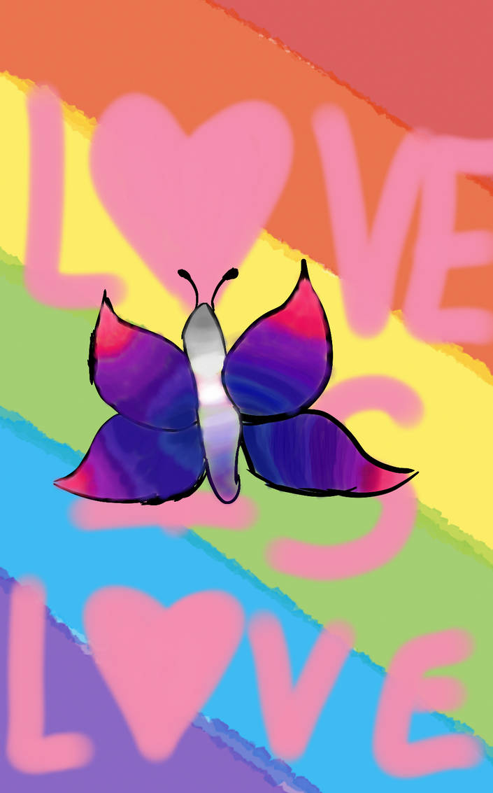 Pride Insects Pride Butterfly by roseka4life on DeviantArt