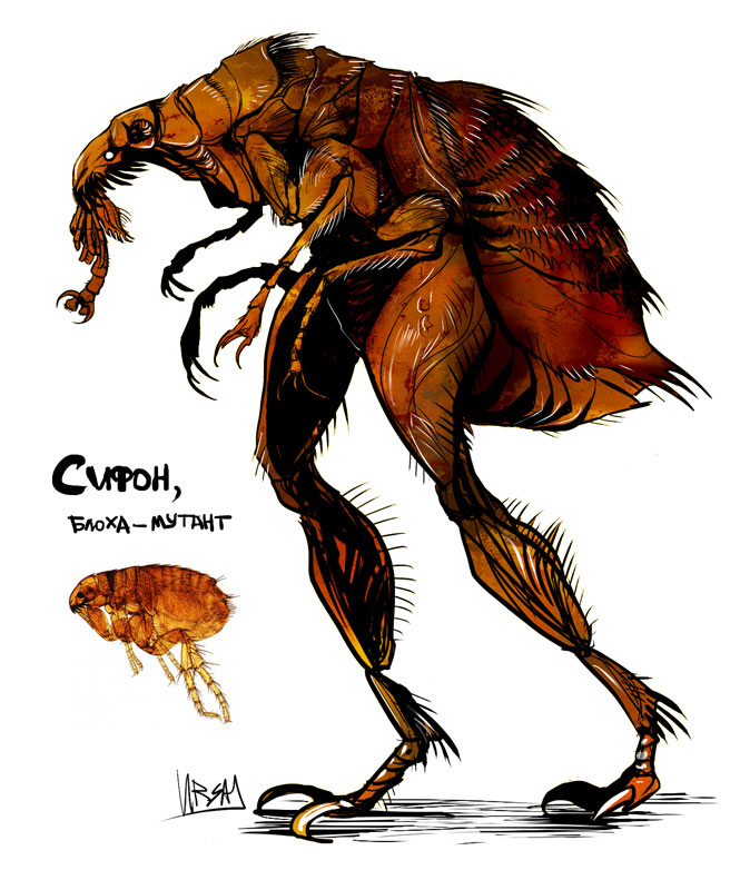 Syphon, the mutant flea