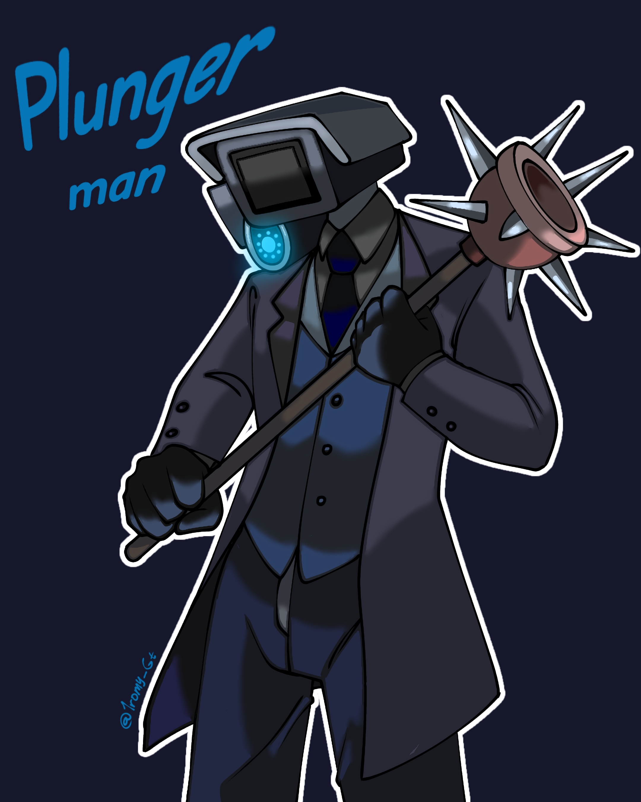 Plunger man by melanyiromy on DeviantArt