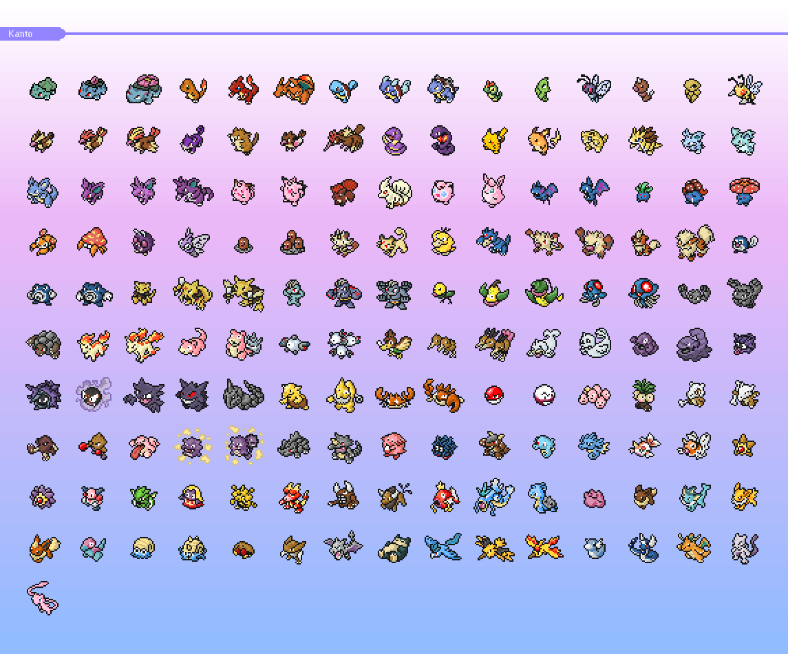 151 Pokédex Kanto in Brilliant Diamond and Shining Pearl - PokeFlash