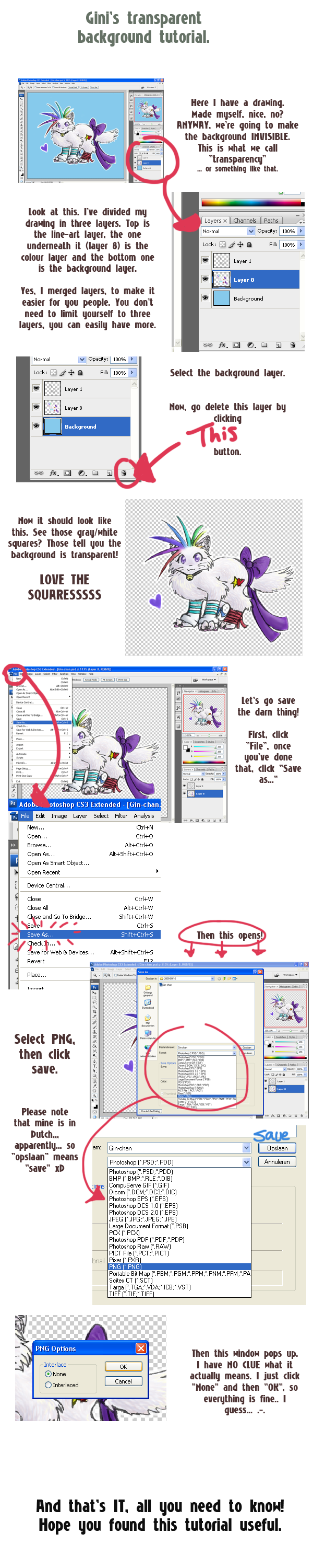 Trans. background tutorial.