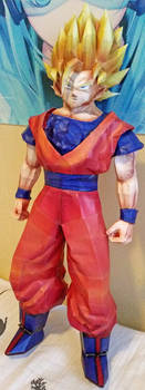 Goku papercraft