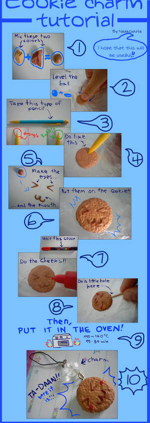 Cookie tutorial Polymer clay