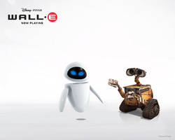 WALL-E and EVE Wallpaper