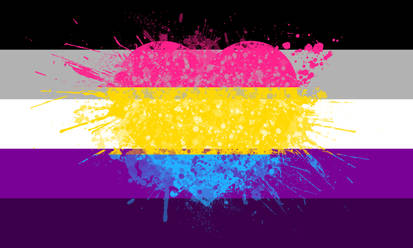 Asexual Panromantic Pride Wallpaper