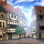 Medieval Town - visual novel BG