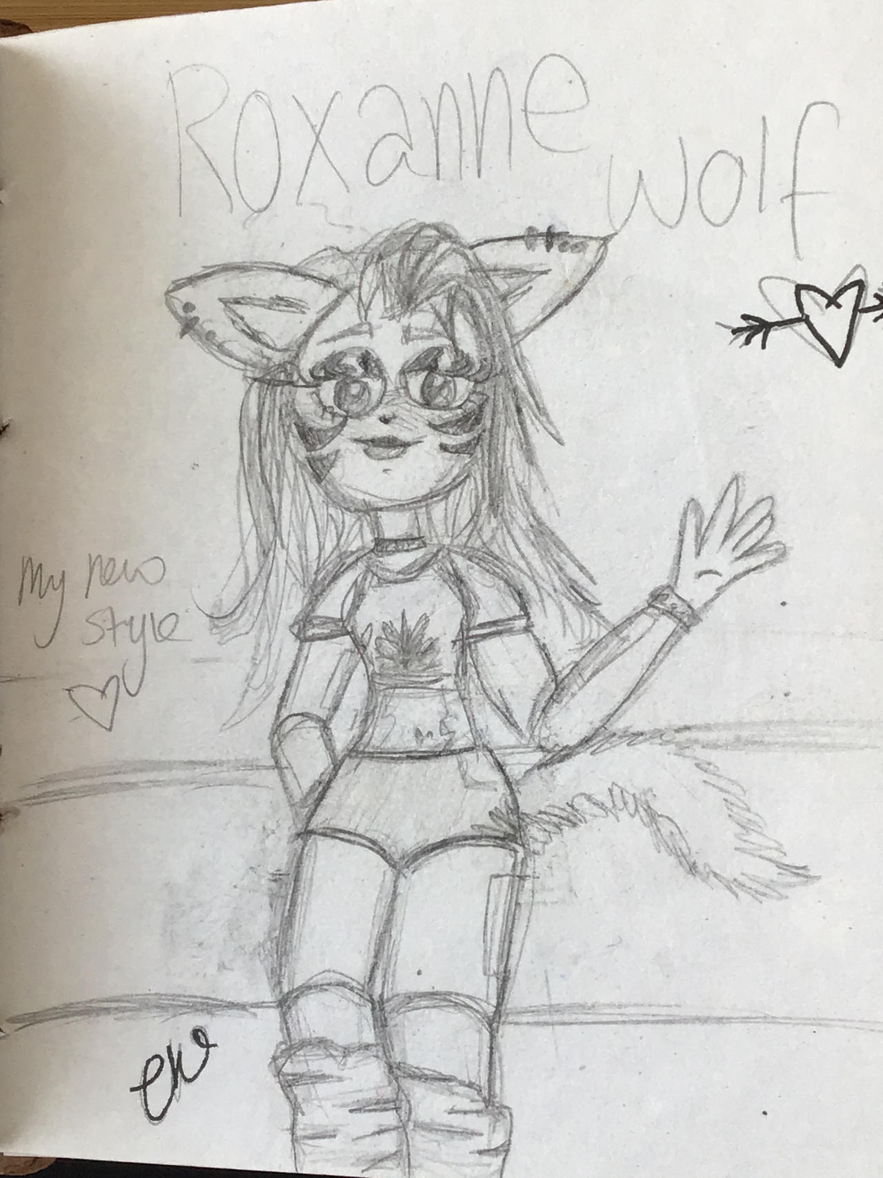 Roxanne wolf, sketch by xxSUNxMOONxxo on DeviantArt
