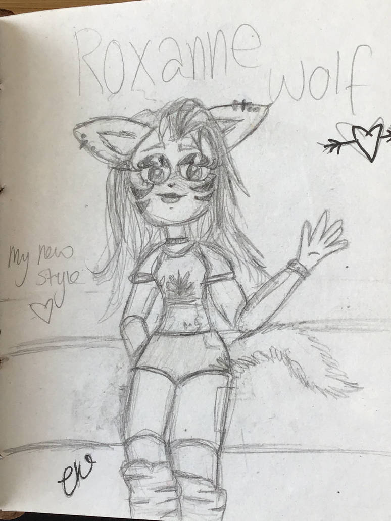 Roxanne wolf, sketch by xxSUNxMOONxxo on DeviantArt