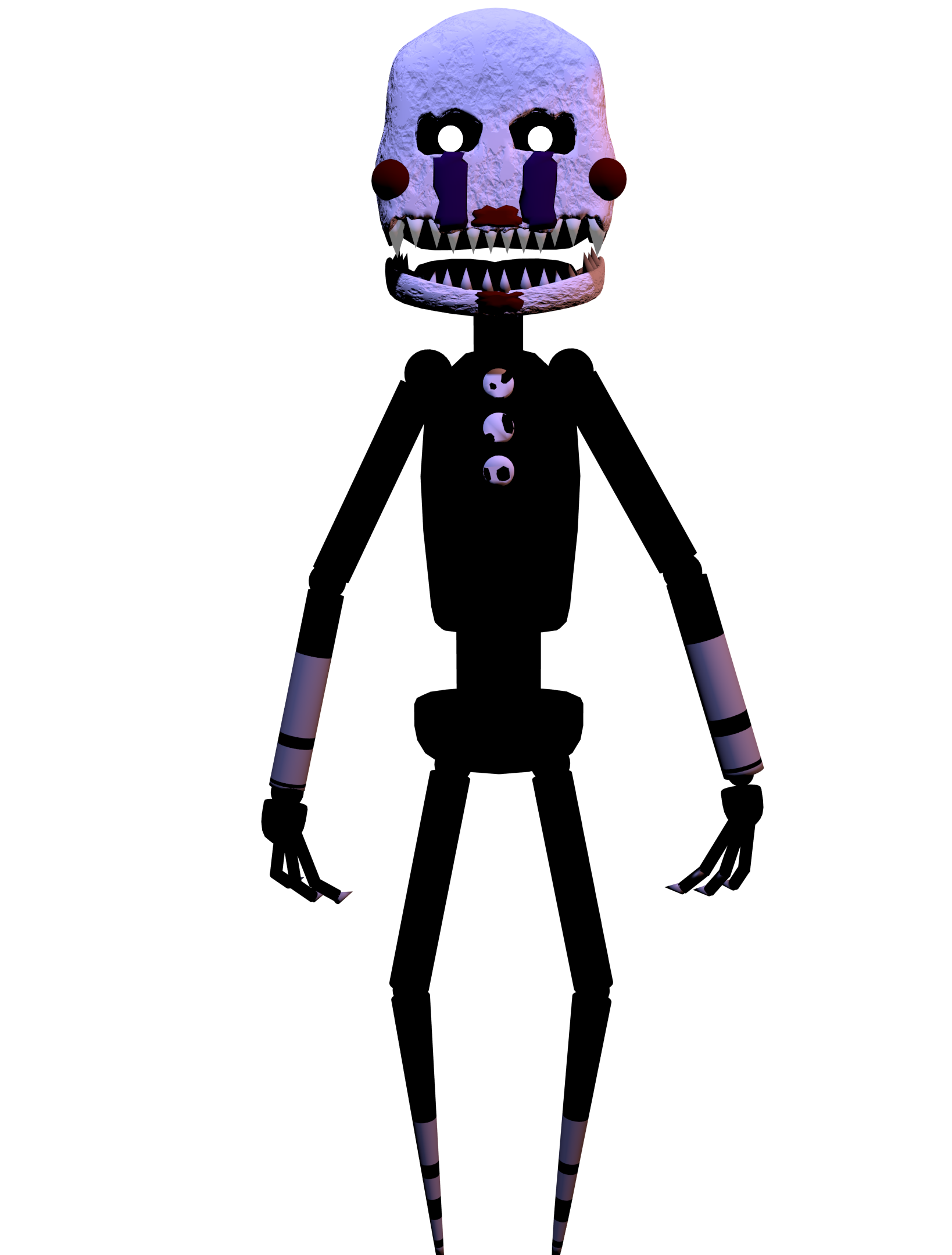 nightmare puppet model (By NighBotGrey) - 3D model by NightBotGrey  (@NightBotGrey) [63a8dd1]