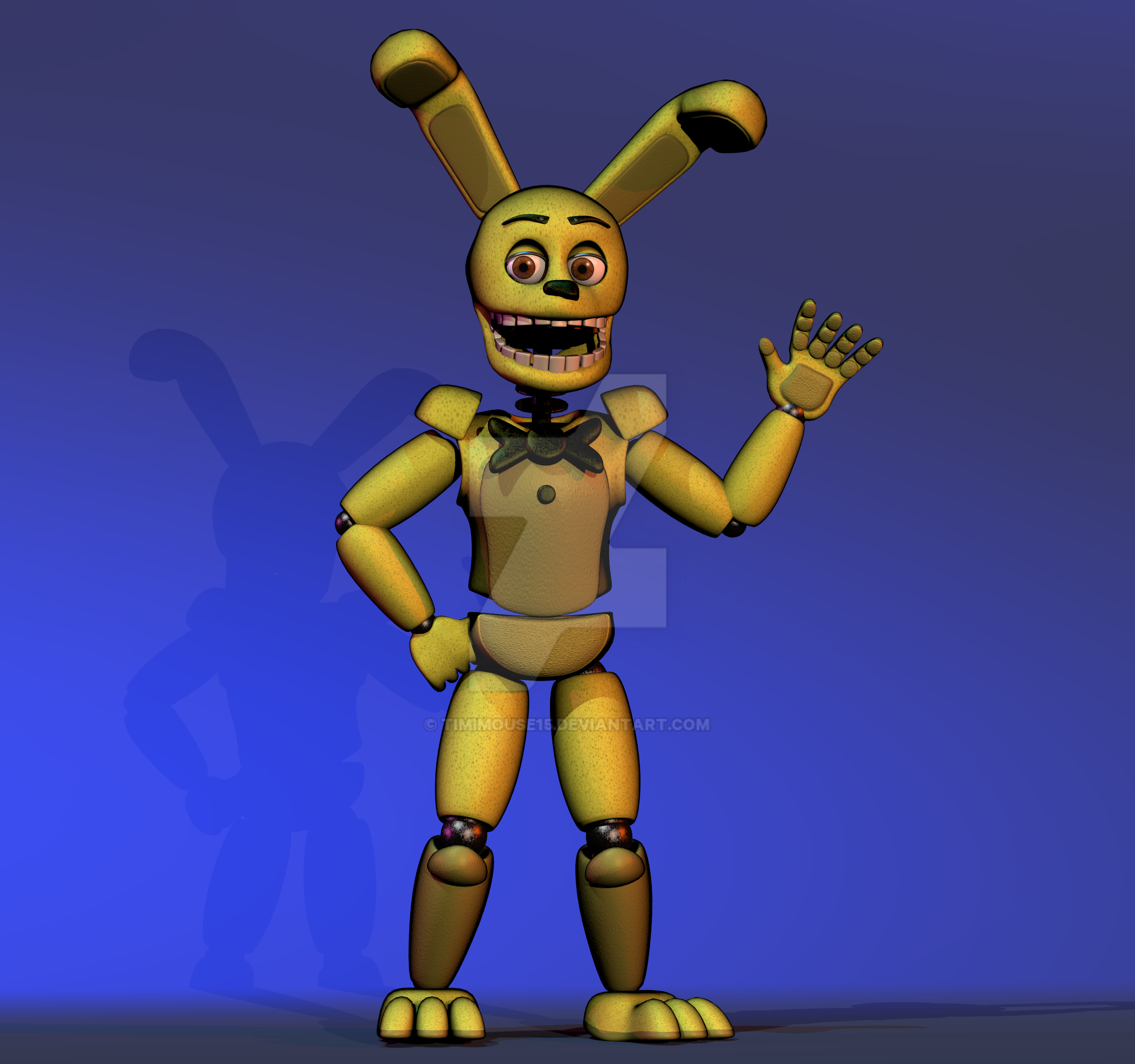 Download free Stylized Spring Bonnie By Timimouse15 On Deviantart Wallpaper HD beautiful