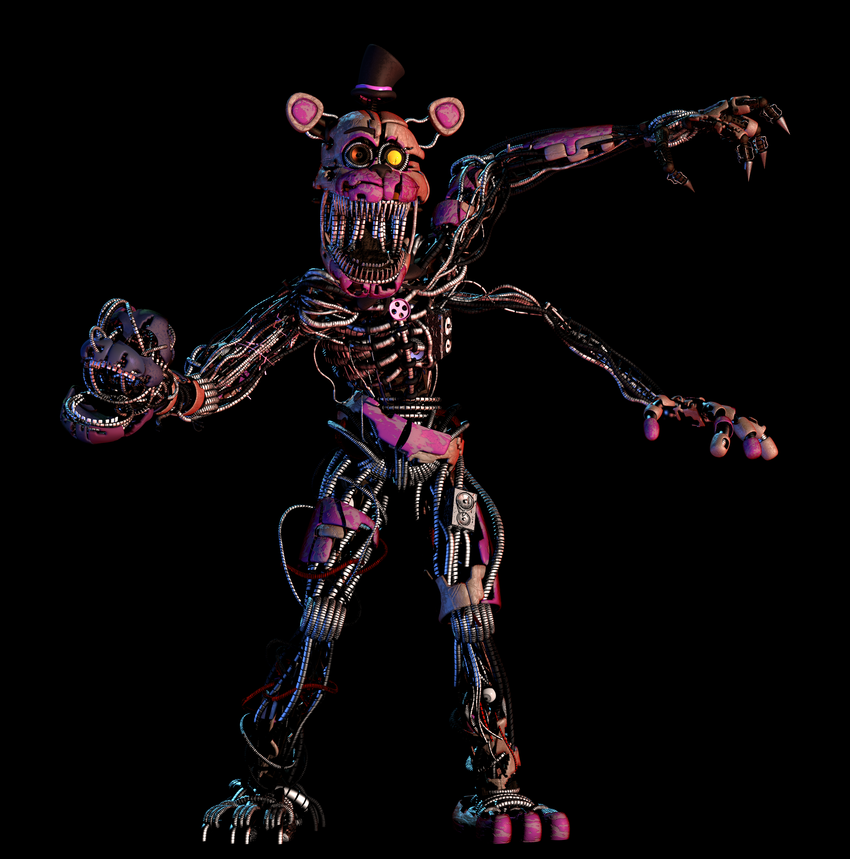 Original/Stylized Molten Freddy - Download Free 3D model by Descrox  (@Descrox) [ee1e532]