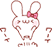 Bunny Emoji-17 (Hurray Cute) [V1]
