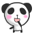 Panda Emoji-05 (Drooling) [V1]