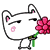 Bunny Emoji-36 (Flower) [V2]