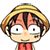 Luffy Anime Emoji (Blush) [V2]