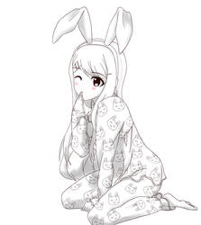 Lineart - Bunny Sayaka-chan (No color)