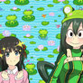 Asui Tsuyu and Mizuna Kannako
