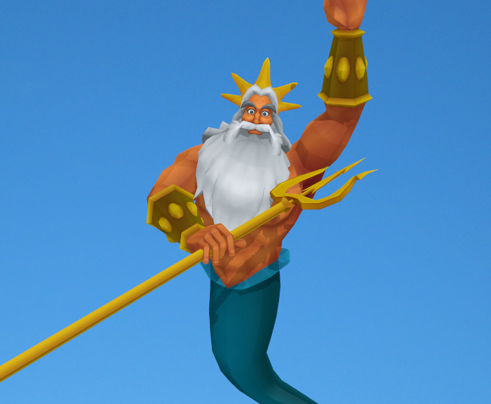 Kingdom Heart 2 - King Triton