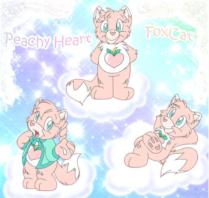 Peachy Heart FoxCat