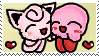 Jigglypuff and Kirby Stamp