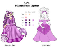 Vaporeon Gijinka Adoptable: Carla