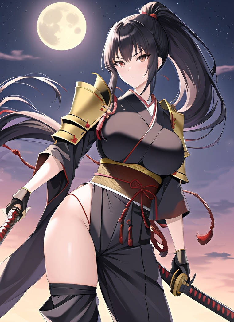 Anime ninja girl by thealpha21 on DeviantArt